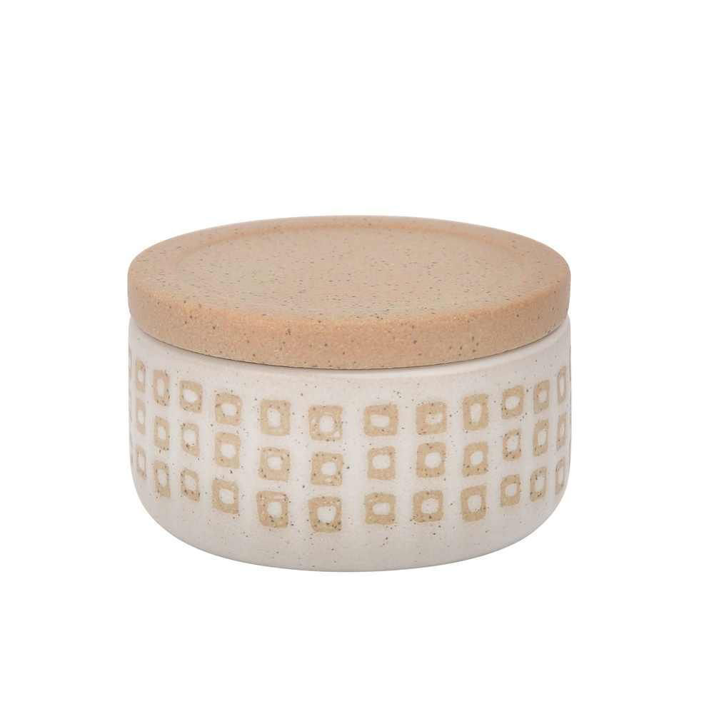 Picture of Asmo 5" Ceramic Dotted Jar - Sand