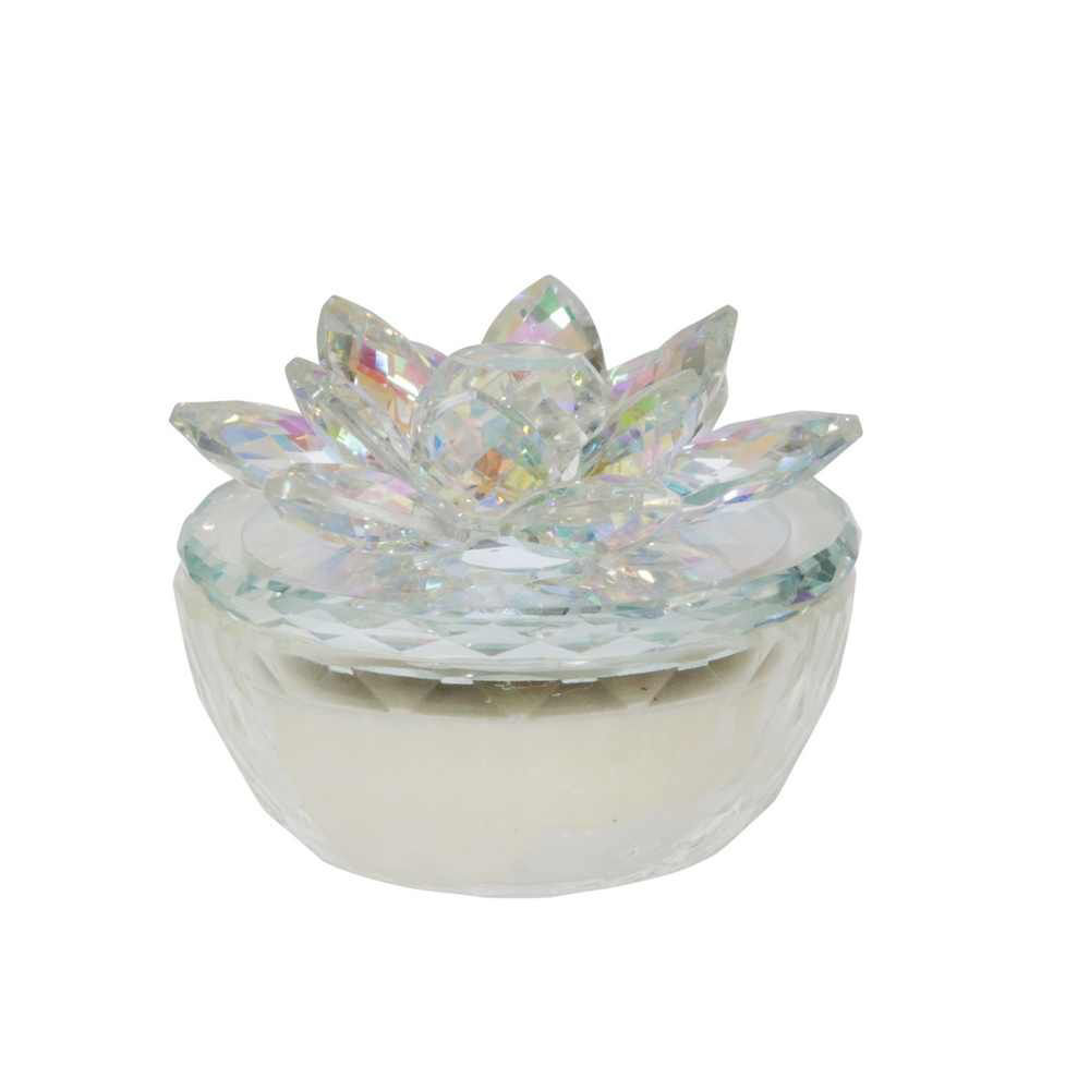 Picture of Lotus Box 4" Soy Candle - Rainbow