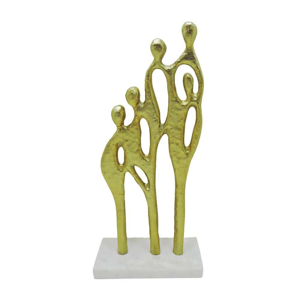 Picture of Metal 18" Family of 5 - Gold