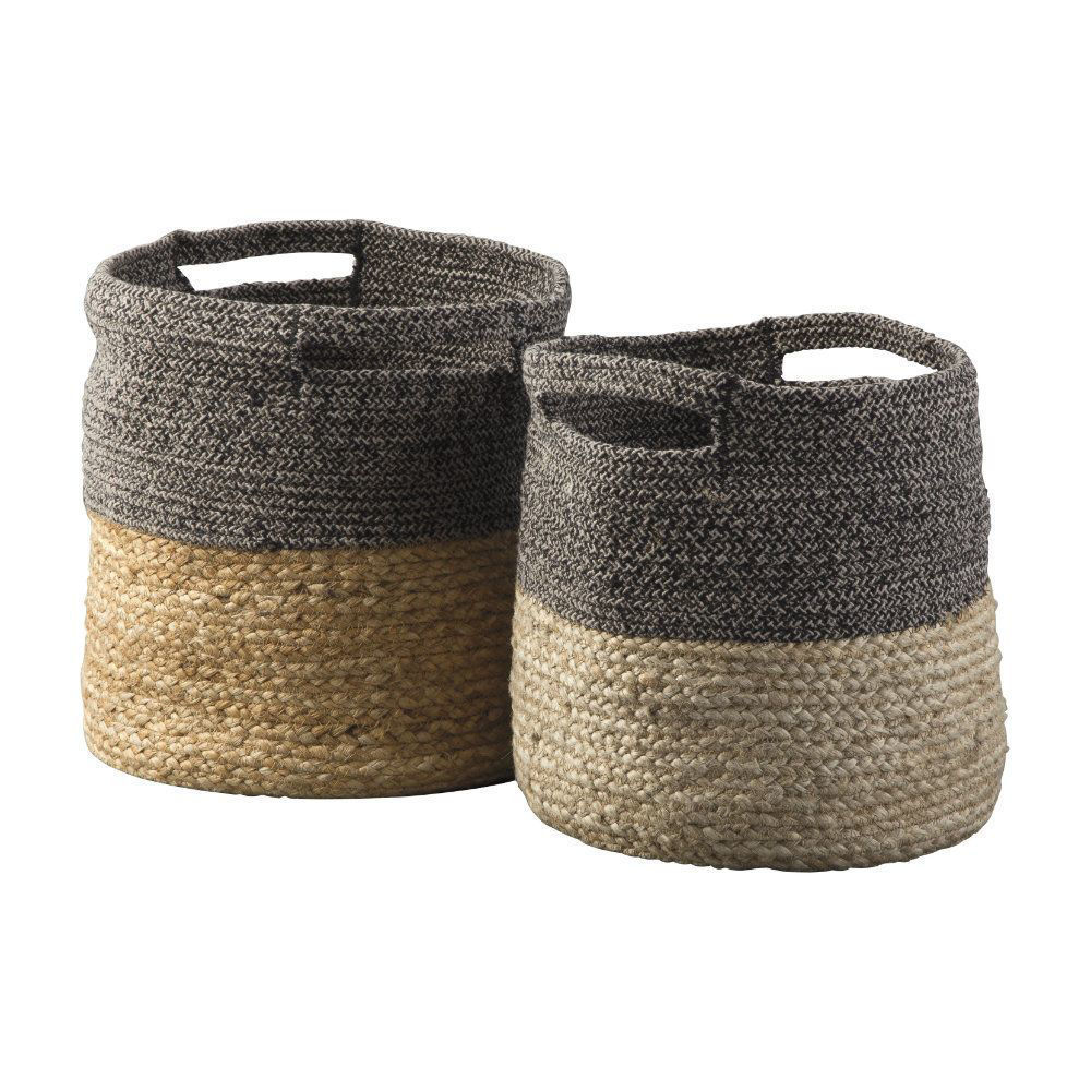 Picture of Parrish Baskets - Black - Set of 2