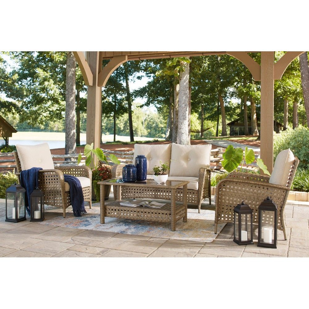 Picture of Venus Outdoor Loveseat and Cocktail Table