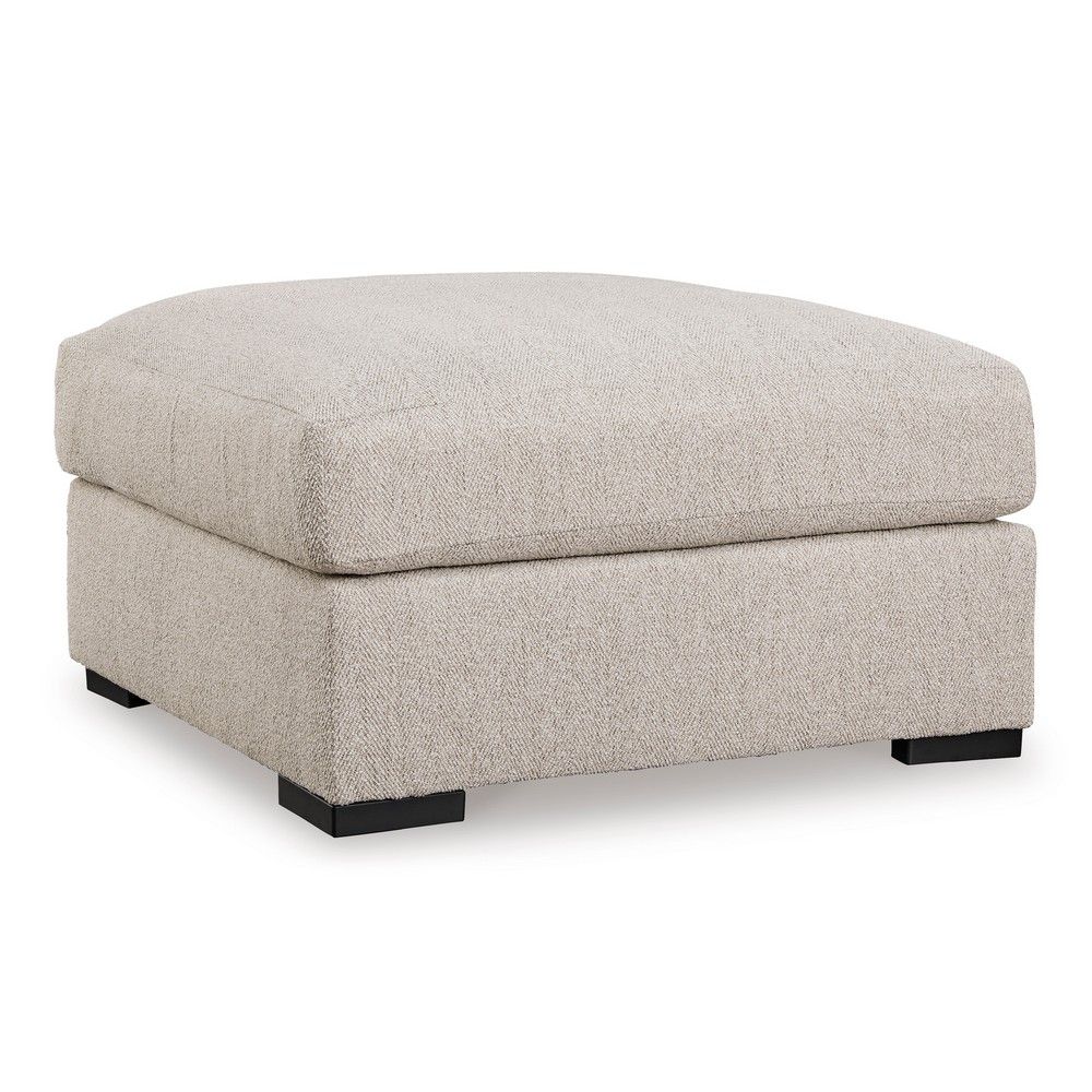 Picture of Bailey Cocktail Ottoman - Sand