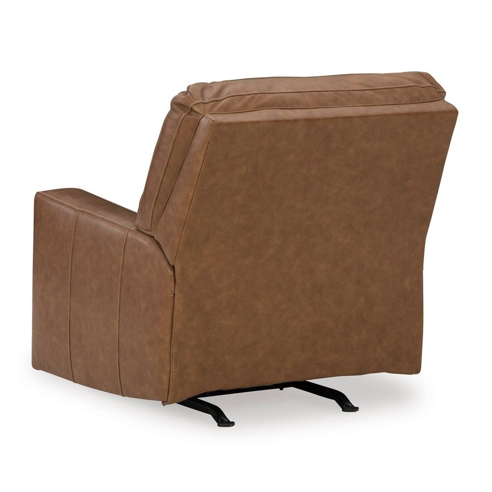 Picture of Billie Leather Rocking Recliner - Caramel