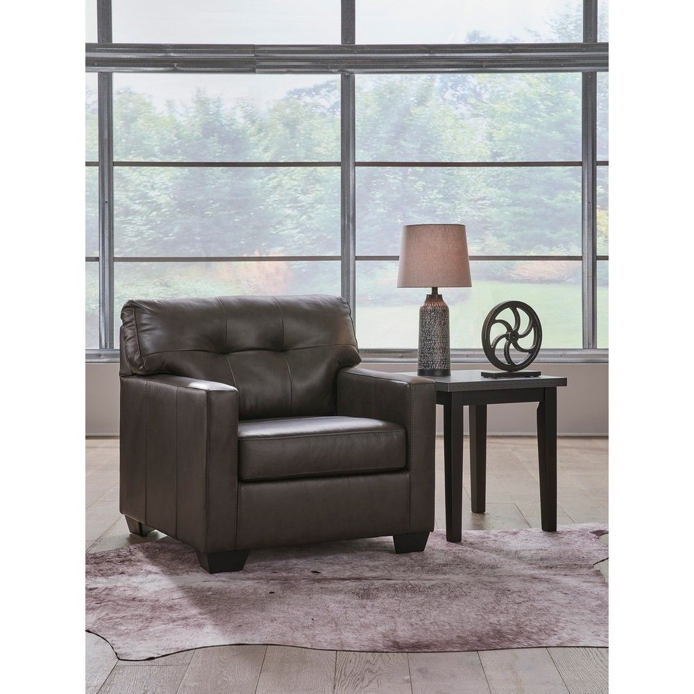 Picture of Brie Leather Chair - Storm