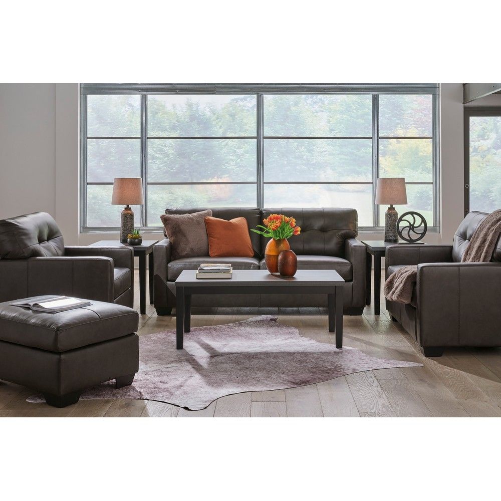 Picture of Brie Leather Sofa - Storm