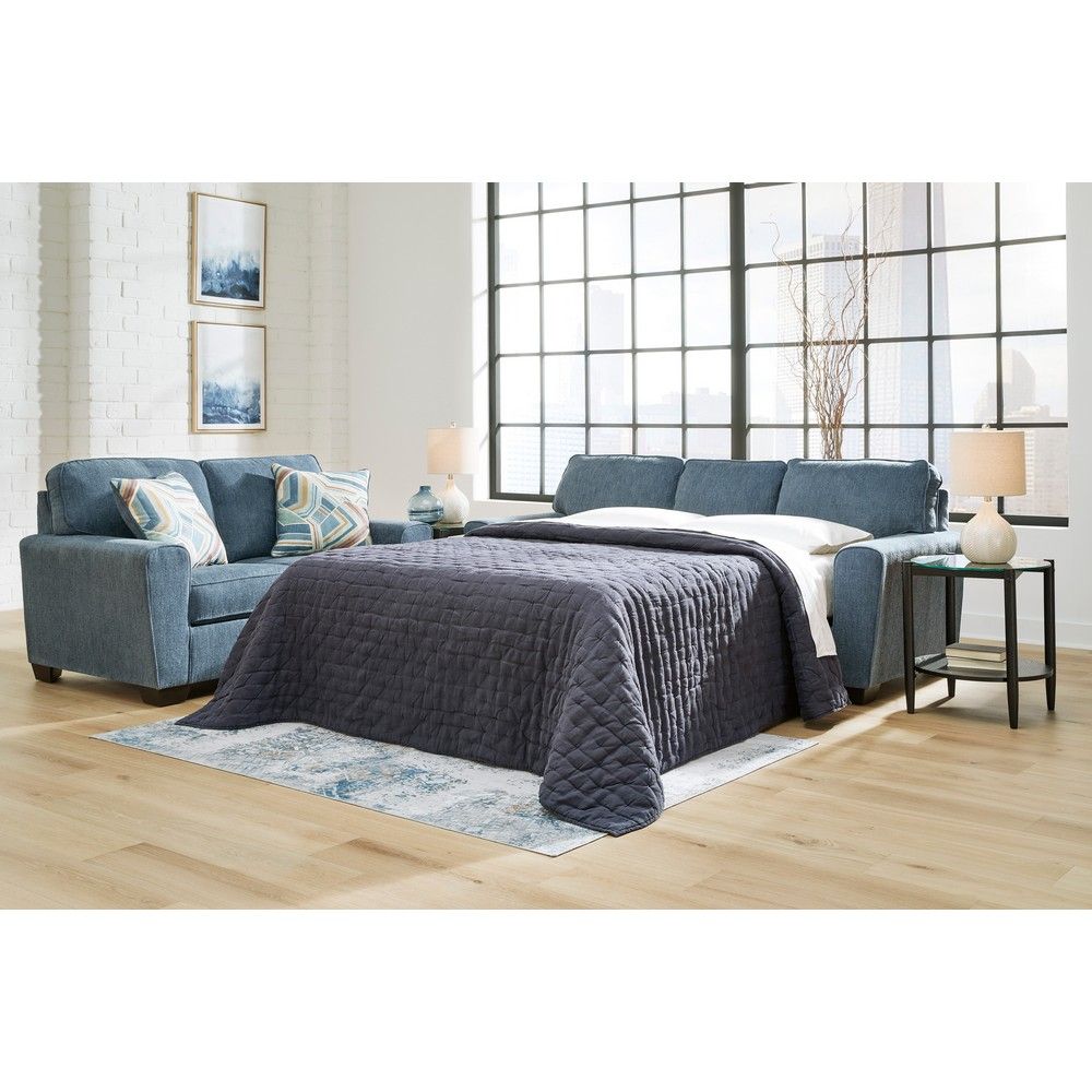 Picture of Cara Queen Sleeper Sofa - Blue