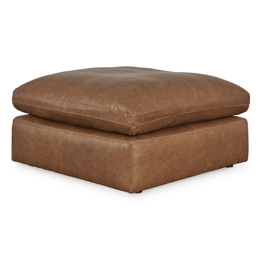 Picture of Emory Leather Ottoman