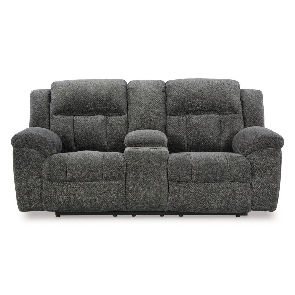 Picture of Gallup Reclining Loveseat with Console - Graphite