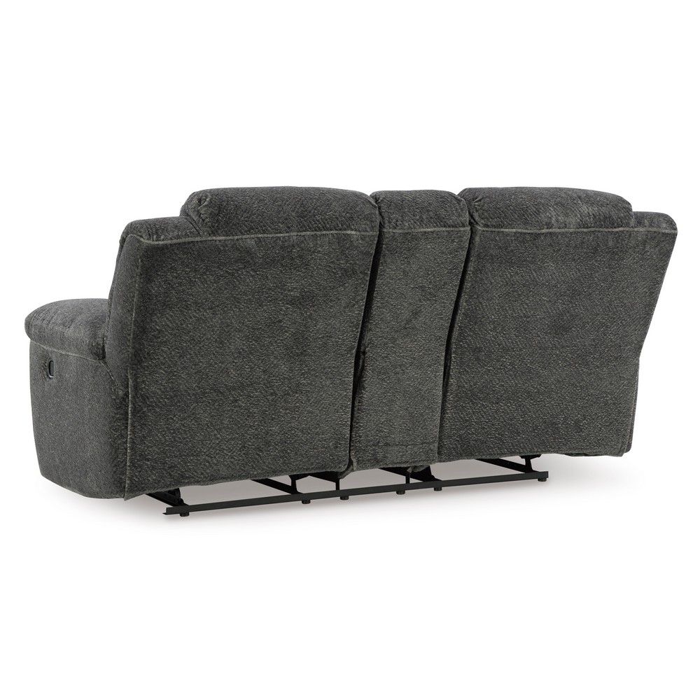 Picture of Gallup Reclining Loveseat with Console - Graphite