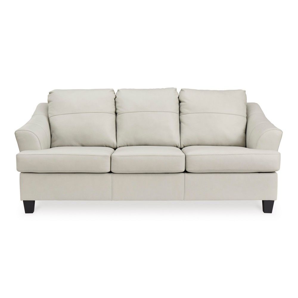 Picture of Gene Leather Sofa - Coconut