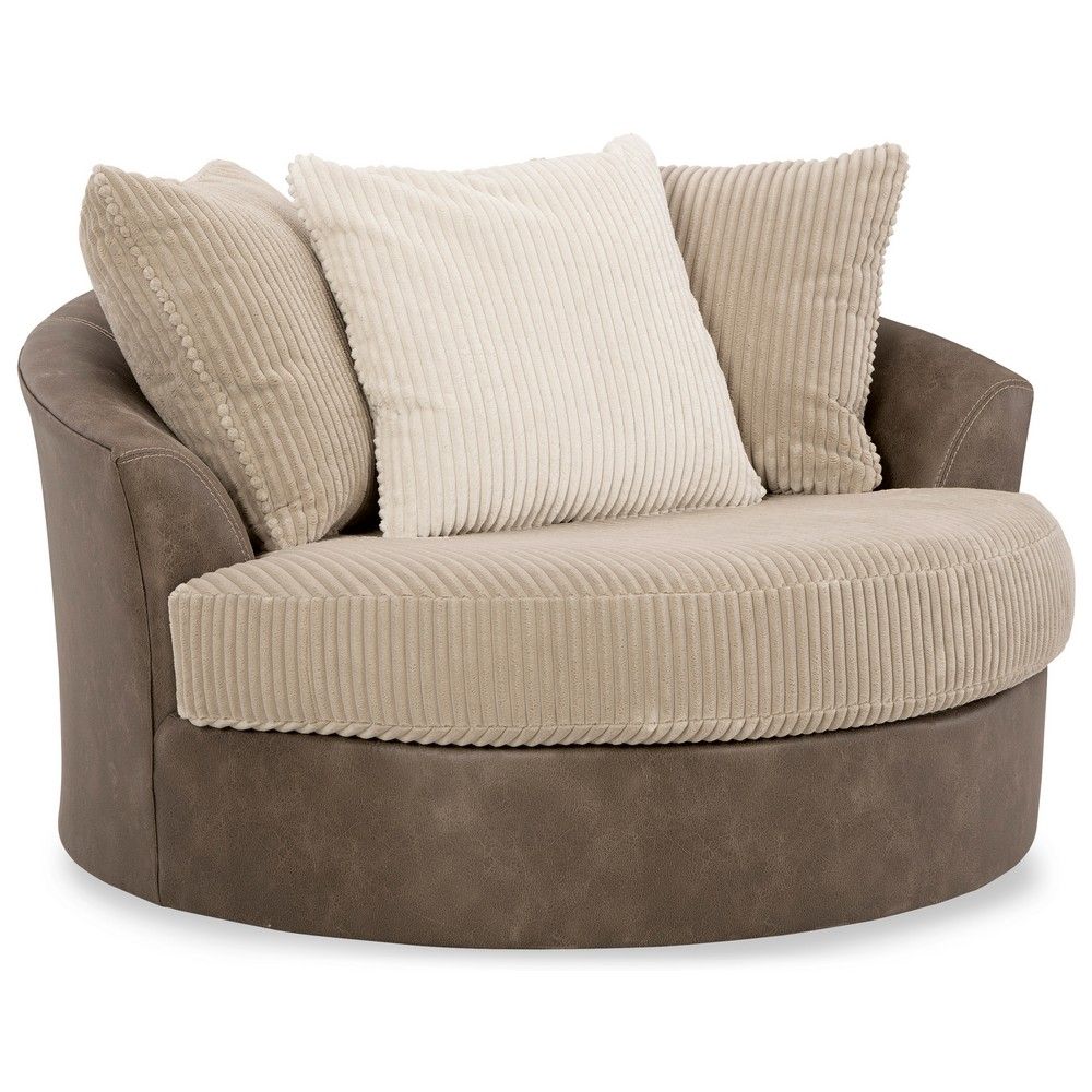 Picture of Kaden Swivel Chair - Sand