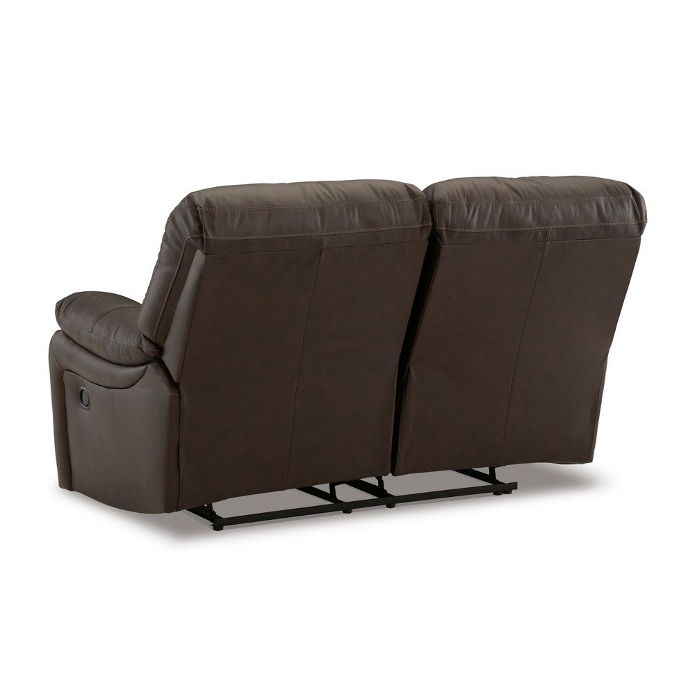 Picture of Lawson Leather Power Reclining Loveseat - Dark Brown