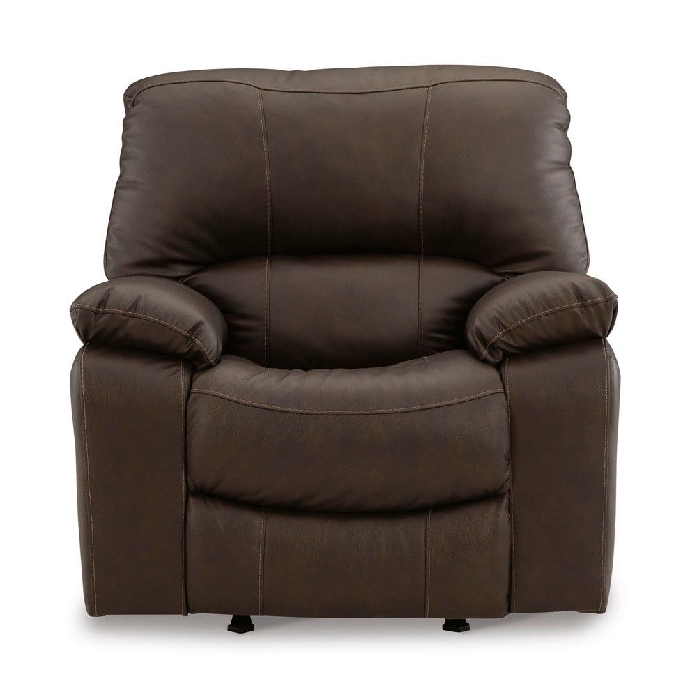 Picture of Lawson Leather Power Wall Saver Recliner - Dark Brown