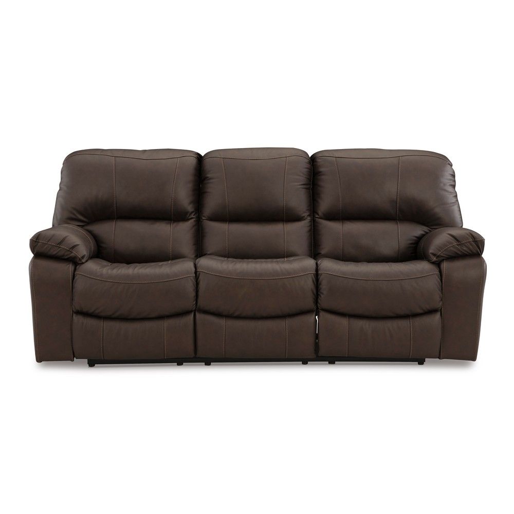 Picture of Lawson Leather Power Reclining Loveseat - Dark Brown