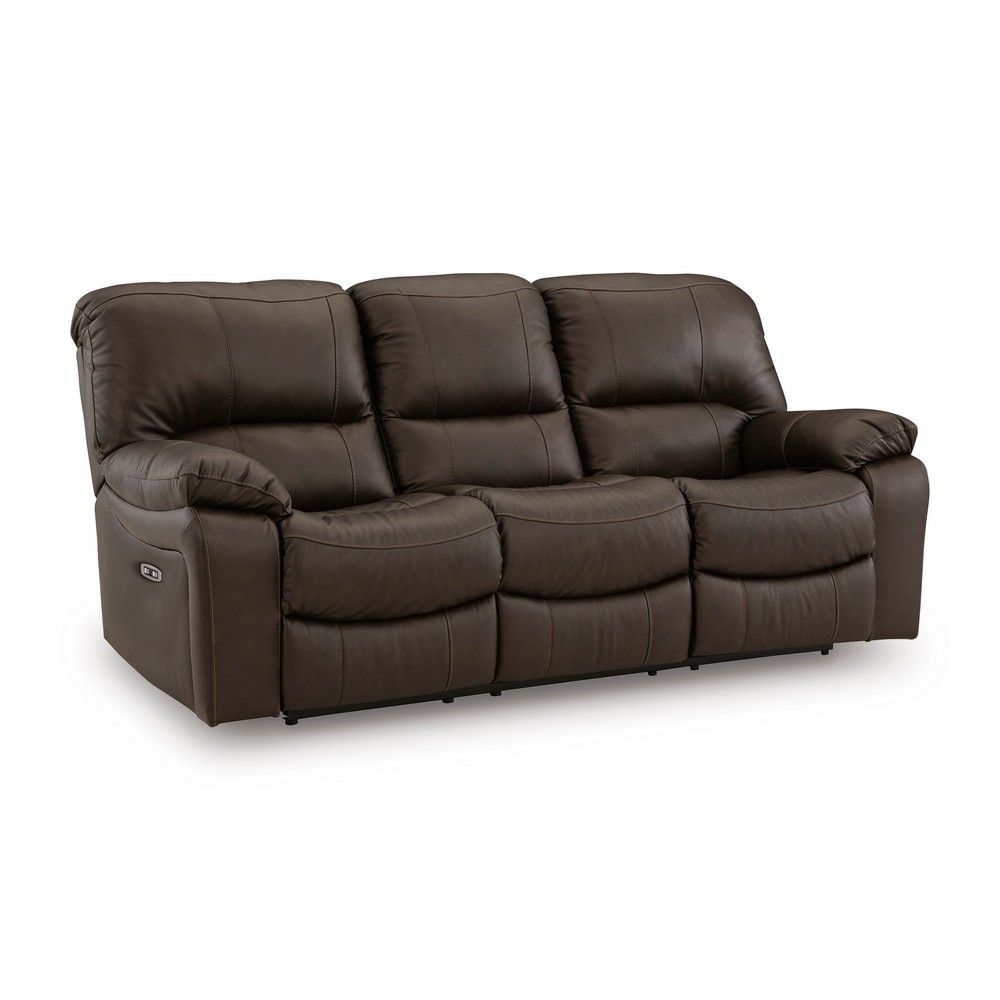 Picture of Lawson Leather Power Reclining Sofa - Dark Brown