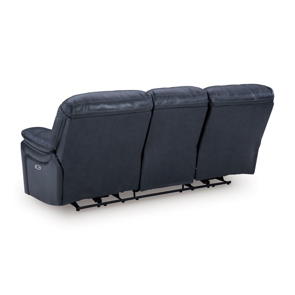 Picture of Lawson Leather Power Reclining Sofa - Ocean Blue