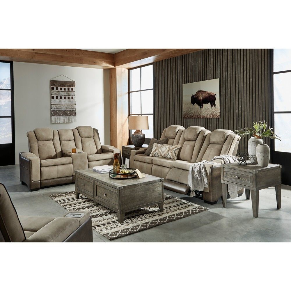 Picture of Nolan Zero Gravity Reclining Sofa with Power Headrests - Sand