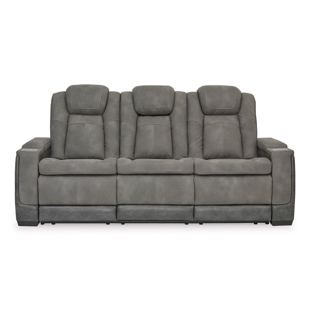Picture of Nolan Zero Gravity Reclining Sofa with Power Headrests - Slate