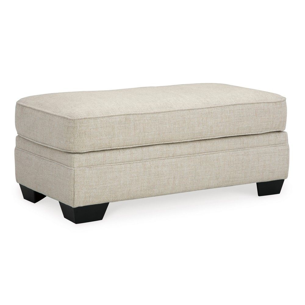 Picture of Riley Ottoman - Linen