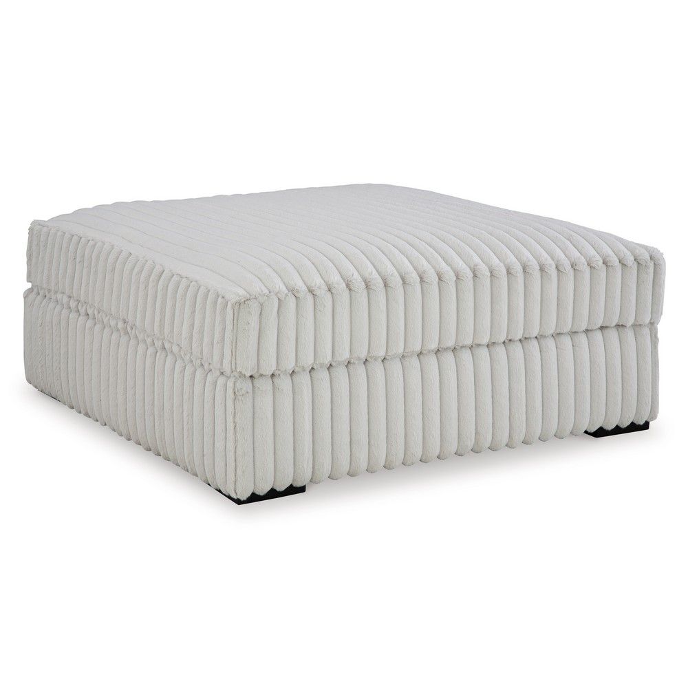 Picture of Sutton Oversized Cocktail Ottoman - Alloy