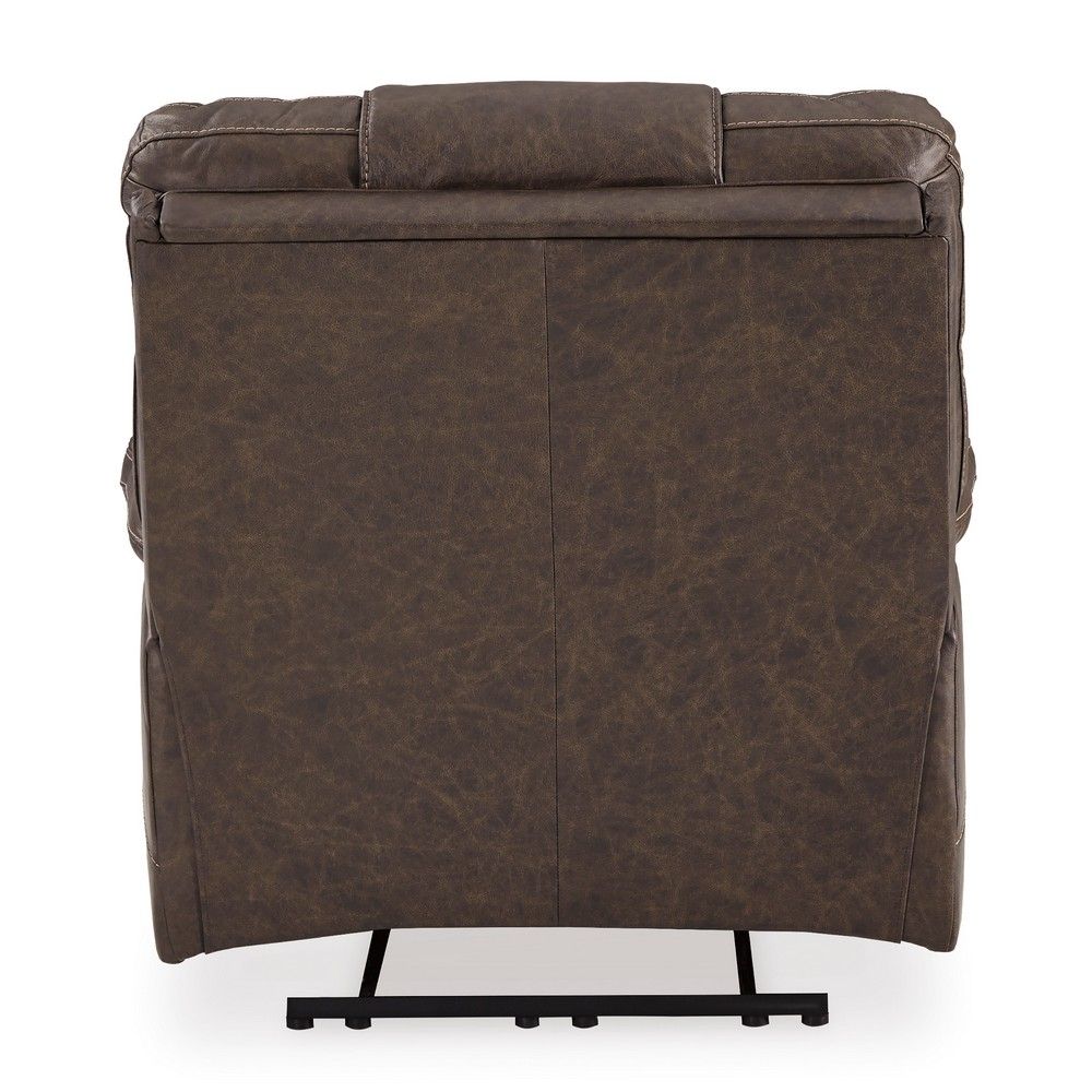 Picture of Wren Power Recliner with Power Headrest and Lumbar - Umber