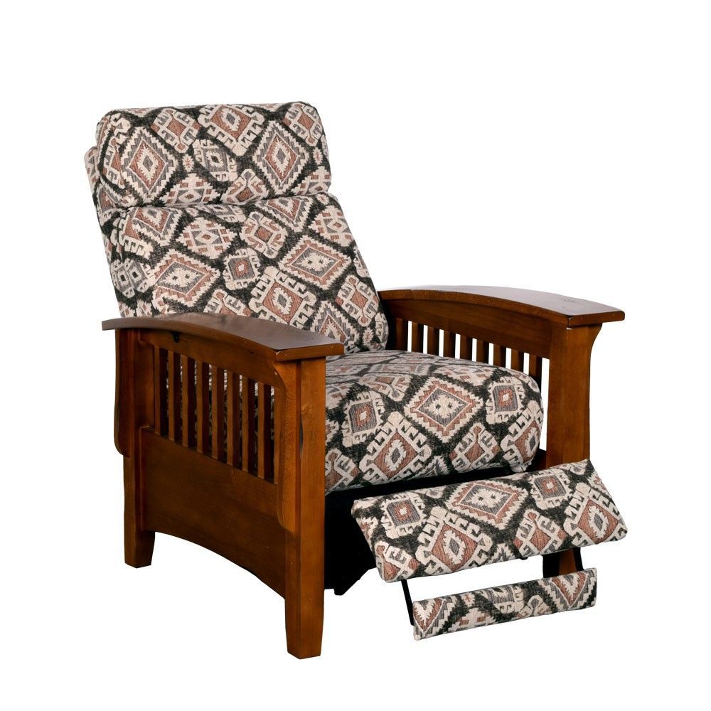 Picture of Tuscan Mission-Style Recliner - Brown