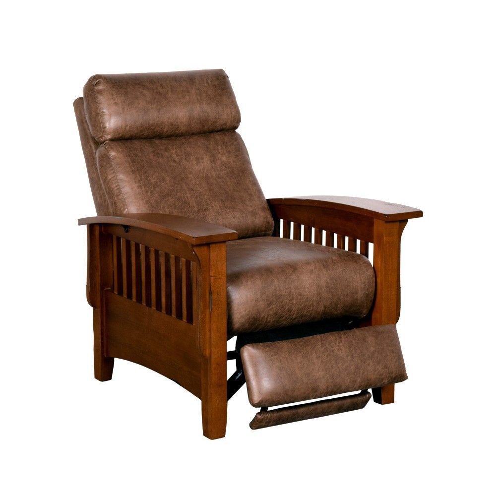 Picture of Tuscan Mission-Style Recliner - Silt