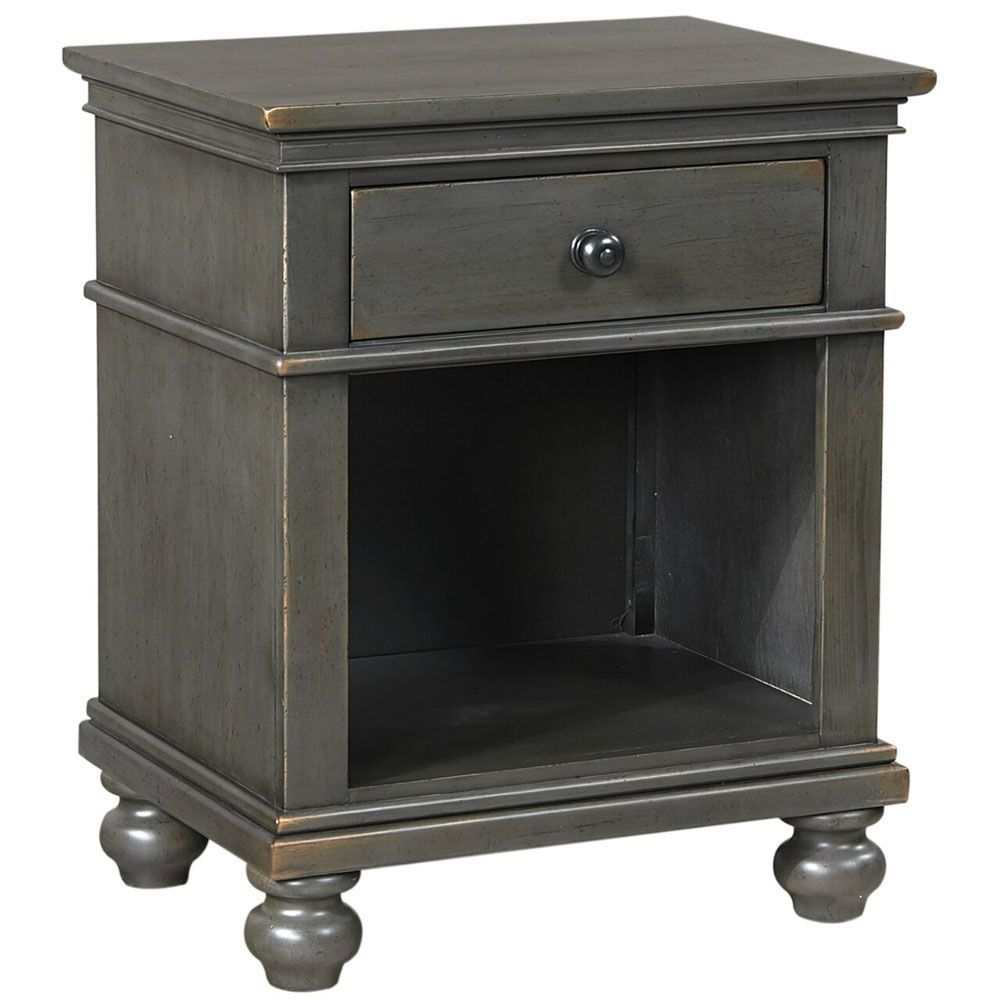 Picture of Austin 1-Drawer Nightstand - Peppercorn