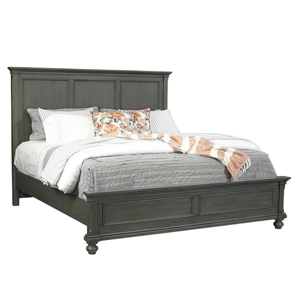 Picture of Austin Panel Bed - Peppercorn - King