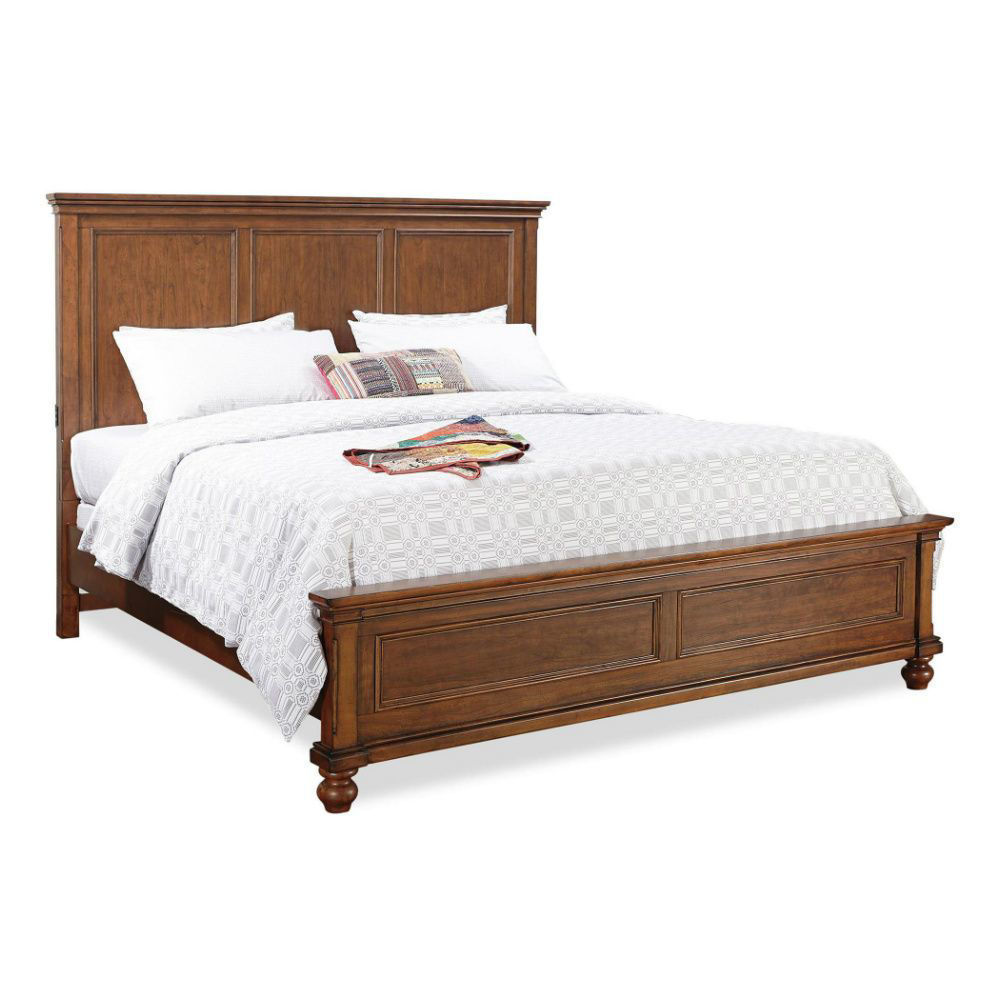 Picture of Austin Panel Bed - Whiskey Brown - King