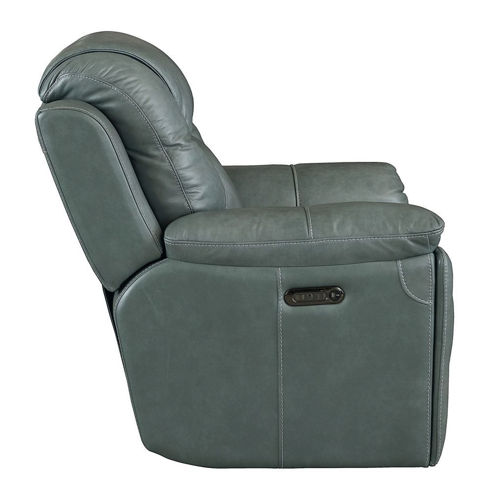 Picture of Chandler Power Recliner with Headrest - Blue Gray