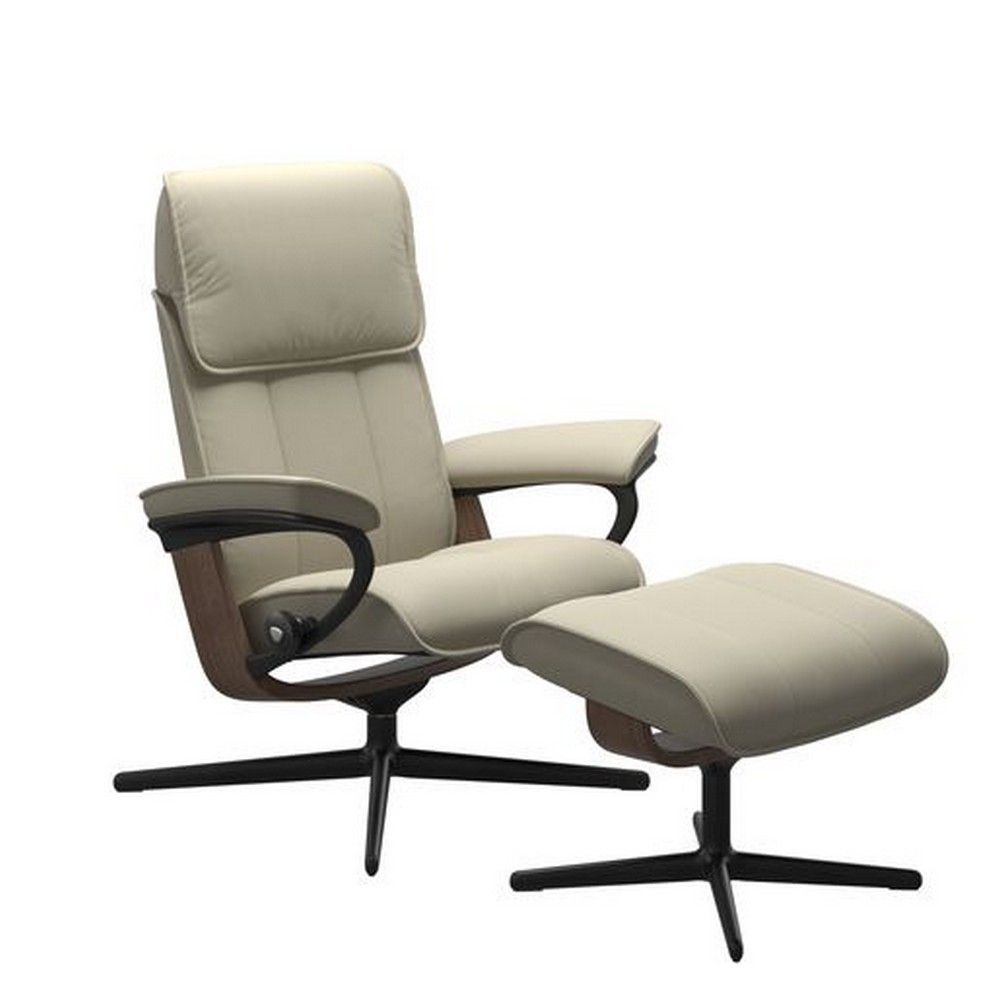 Picture of Admiral Cross Base Chair and Ottoman - Medium