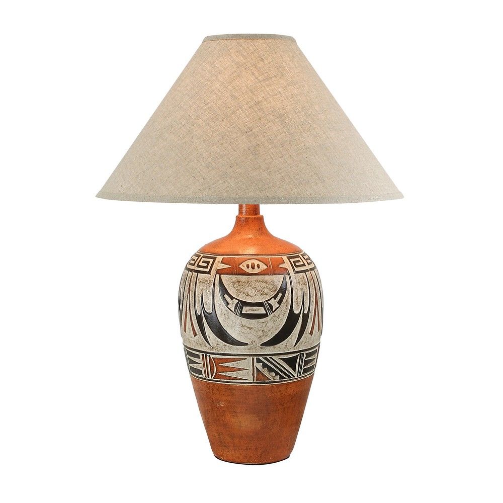 Picture of Tribe Table Lamp - Indian Brick