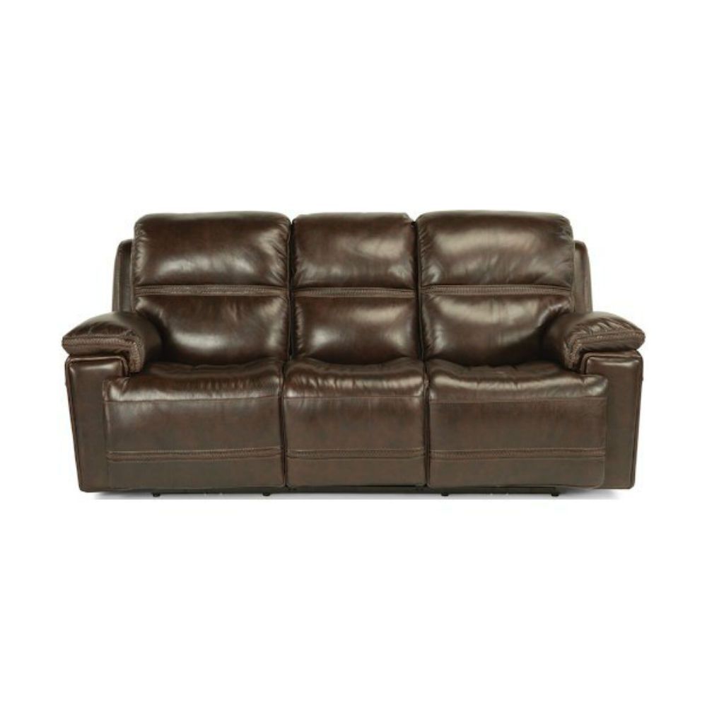 Picture of Fenwick Power Reclining Sofa by Flexsteel - Dark Brown
