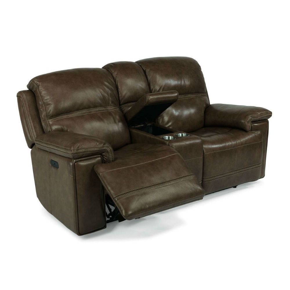 Double recliner with console hot sale