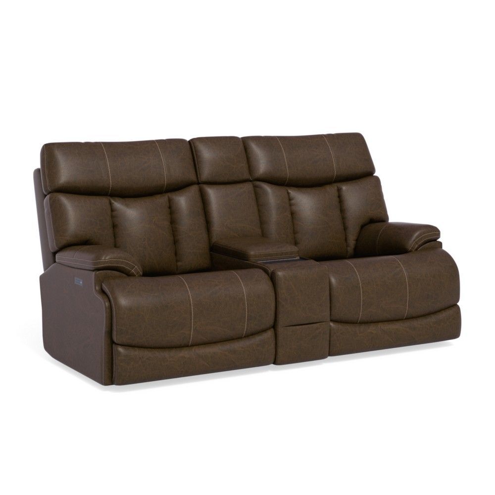 Power reclining sofa cheap with center console