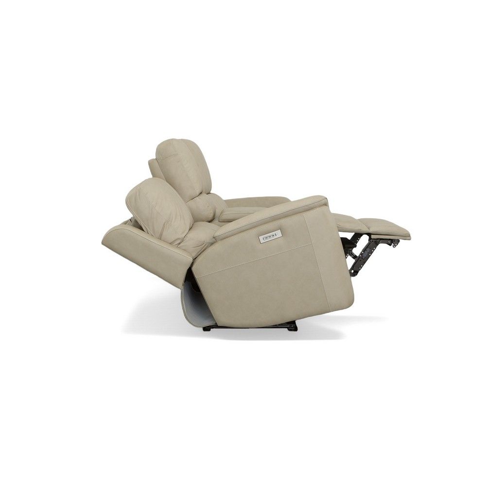 Picture of Henry Zero Gravity Triple Power Loveseat with Console - Beige Sand