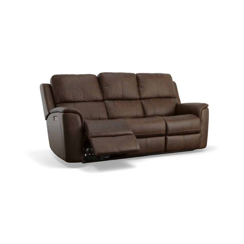 Henry Zero Gravity Triple Power Sofa - Dark Brown | American Home