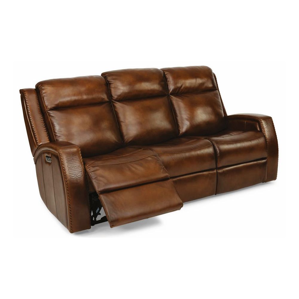 Santa Fe Reclining Sofa with Power Headrest by Flexsteel