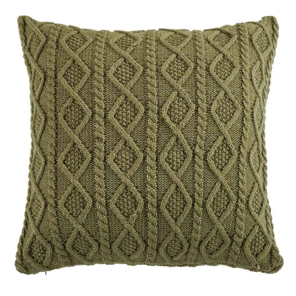 Picture of Cable Knit Euro Sham - Green