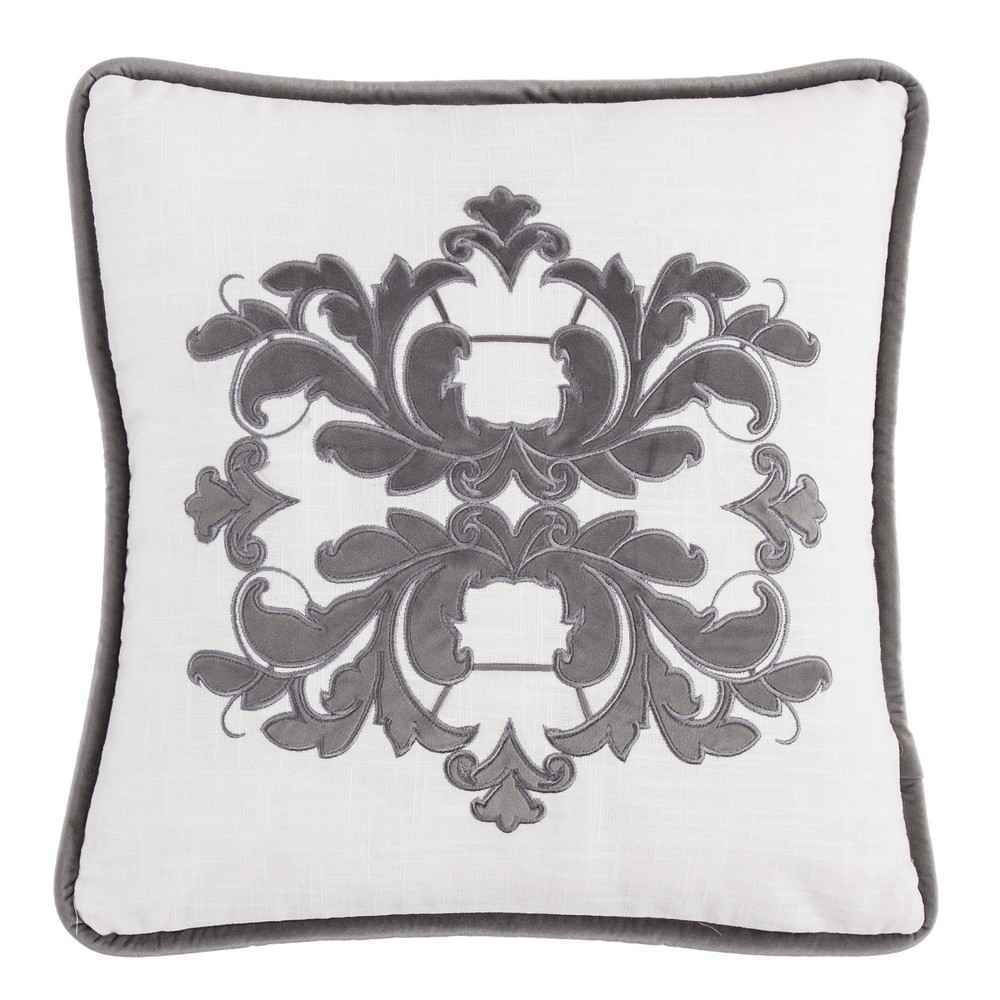 Picture of Madison Square Linen Pillow - Gray