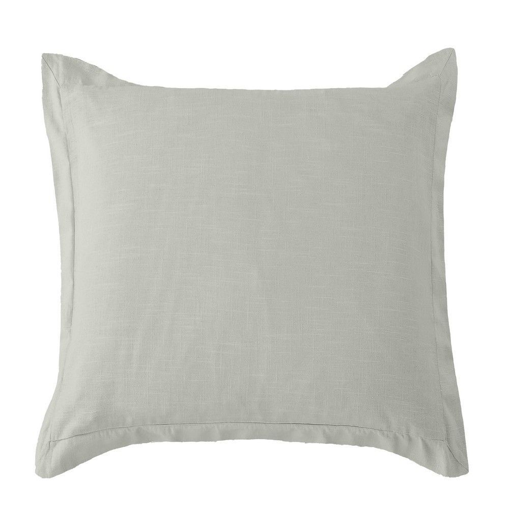 Picture of Luna Washed Linen Tailored Euro Sham - Gray