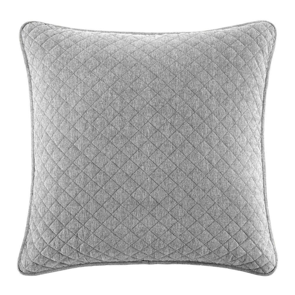 Quilted euro pillow store shams