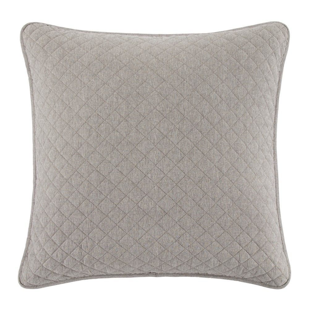 Picture of Anna Diamond 27" x 27" Quilted Euro Sham - Taupe