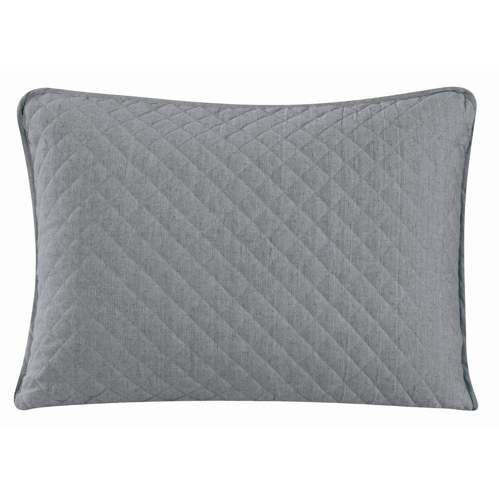 Picture of Anna Standard Sham Pair - Gray