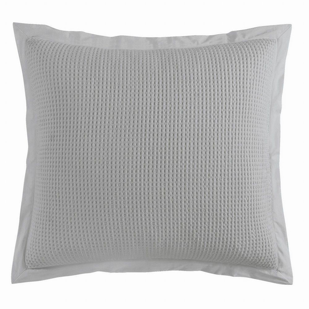 Picture of Waffle Weave 27" x 27" Euro Sham - Gray