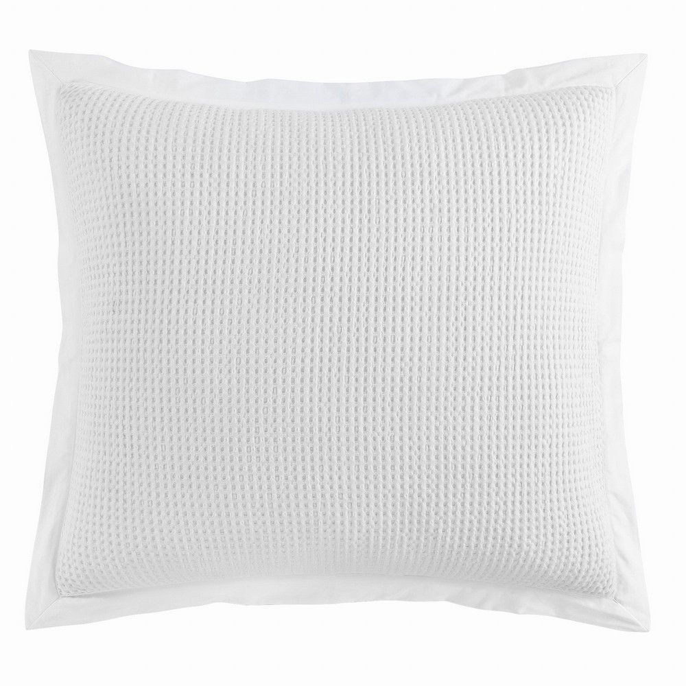 Picture of Waffle Weave 27" x 27" Euro Sham - White