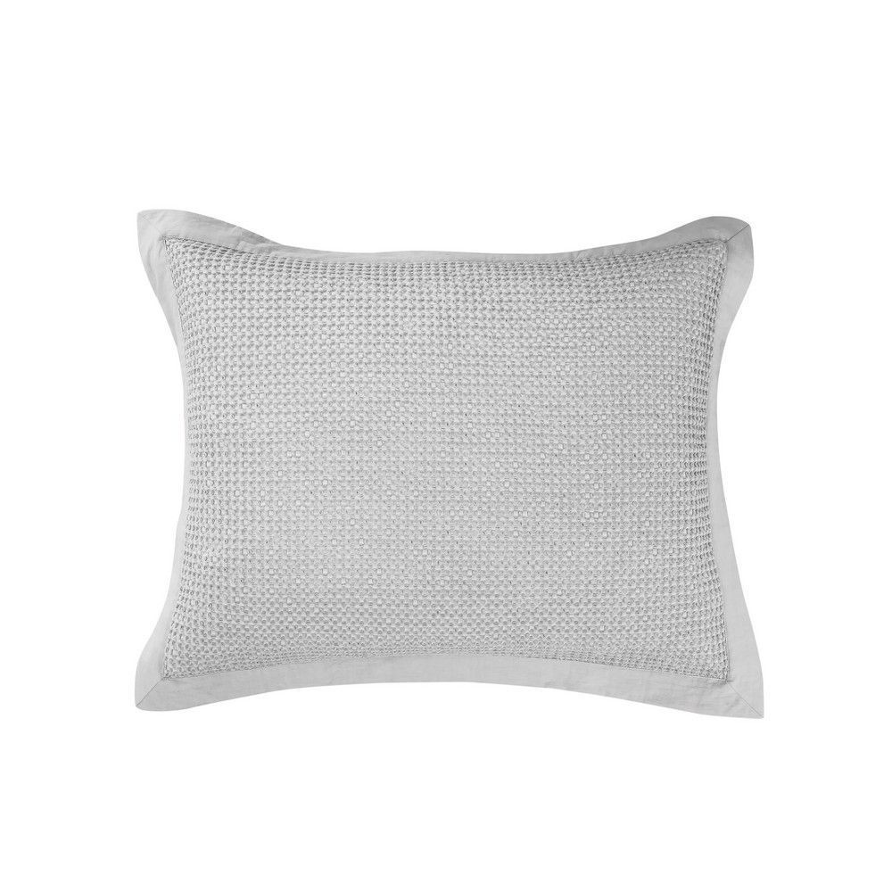Picture of Waffle Weave Waffle Weave Sham - Pair - Gray - Sta