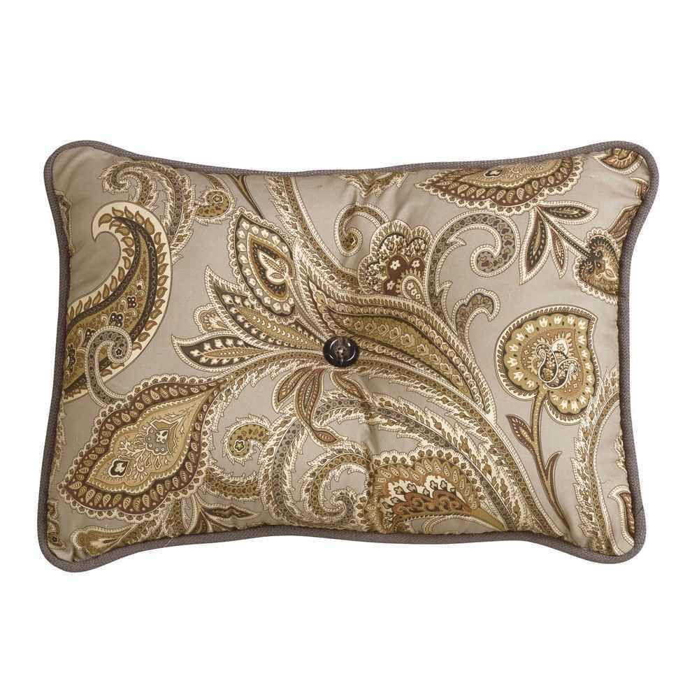 Picture of Piedmont Paisley Tufted Pillow