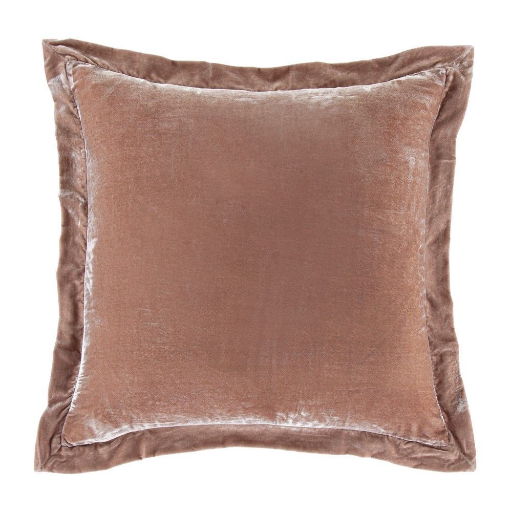 Dusty rose velvet outlet pillow